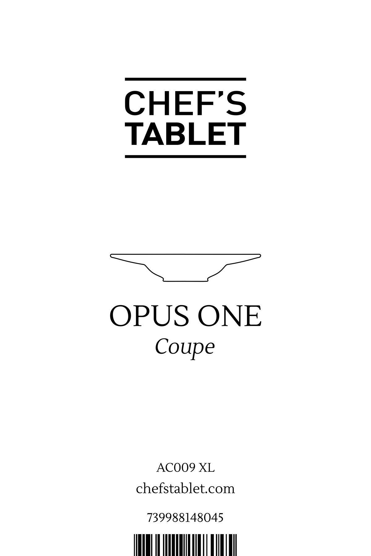 COUPE 'Opus One'